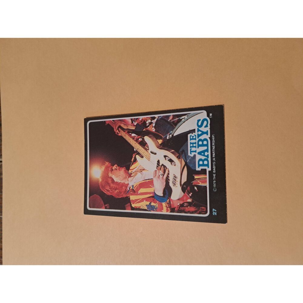 Vintage 1979 The Babys Trading Card #27 London Rock Band Collectible